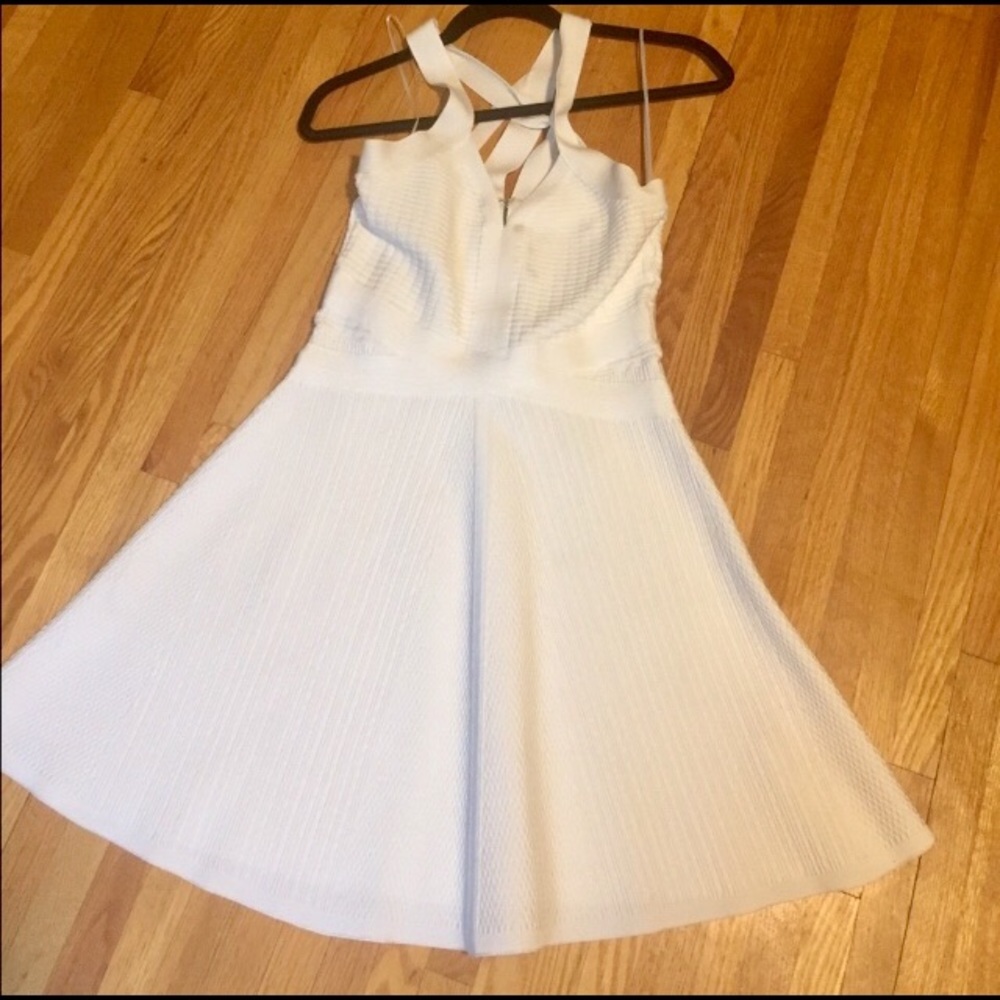 Guess cross front A line dress size M